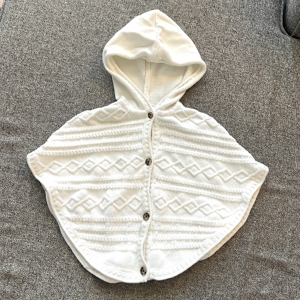 Girls boho poncho